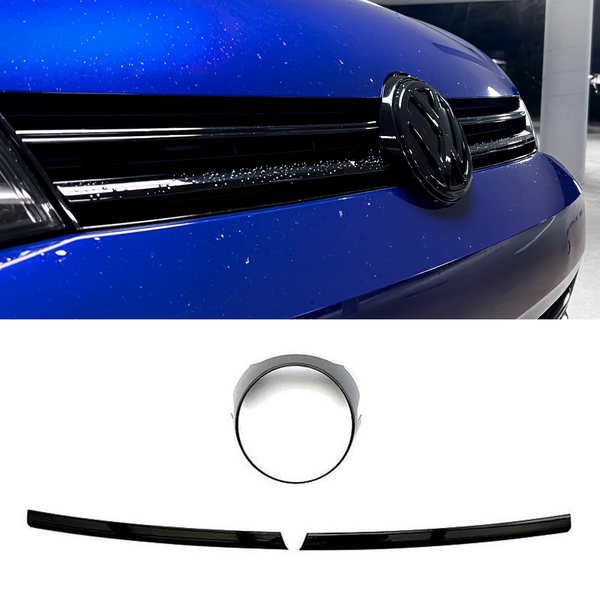 Grill Blackout Kit for Golf MK7 (Gloss Black) - EuroSpeed