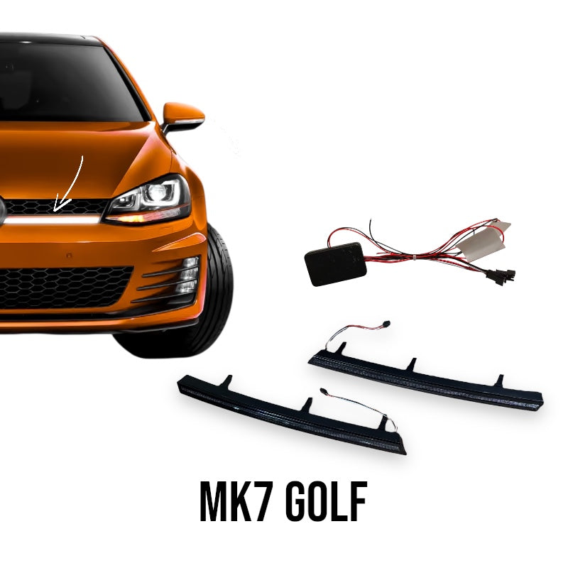 LED Front Grille Light Bars - Volkswagen Golf MK6 / MK7 / MK7.5 (2010-2021)