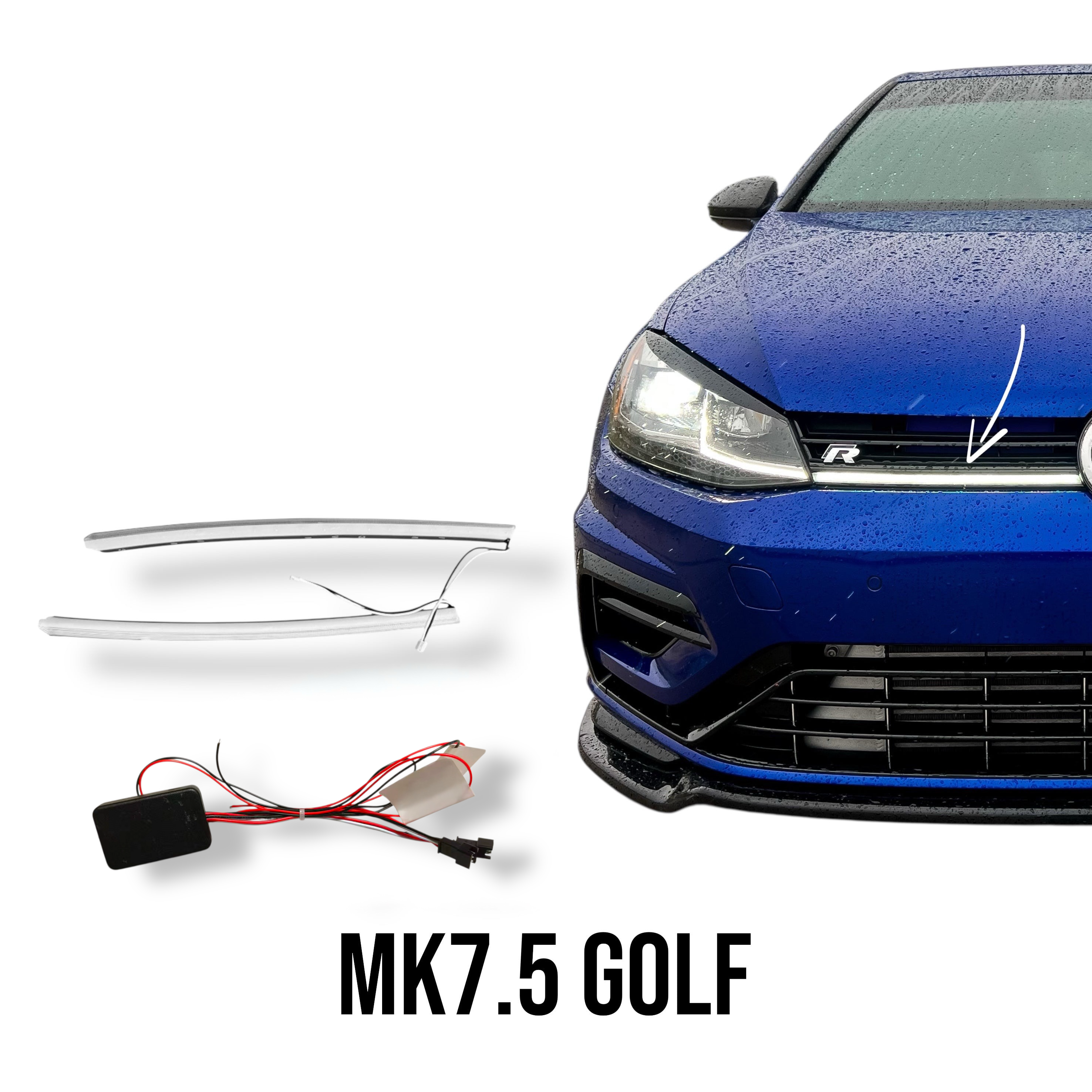 LED Grille Light Bar for Golf MK6 MK7 7.5 - Plug & Play