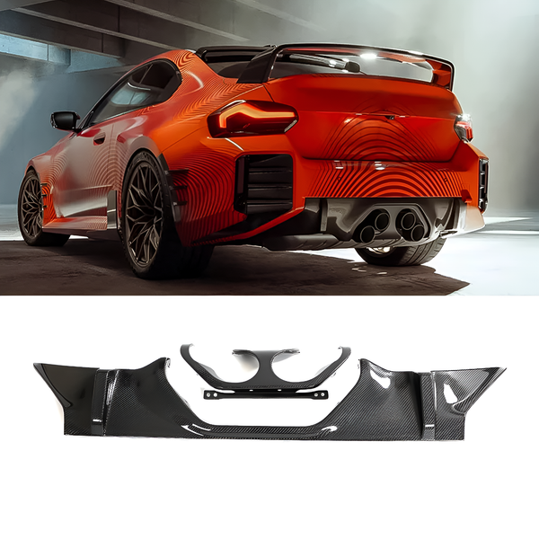 Carbon Fiber Rear Bumper Diffuser for BMW M2 G87 Coupe (2022-2024)
