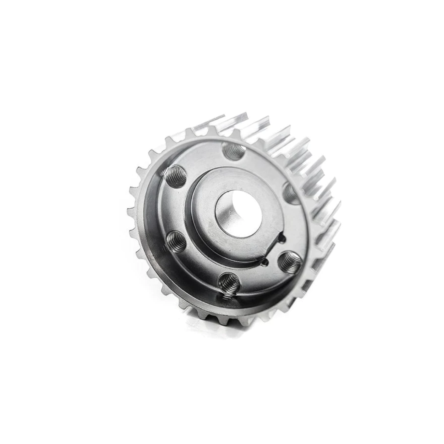 Integrated Engineering Billet FSI Crank Damper Pulley Press Fit Timing Belt Drive Gear for Audi A3 8P / B5 A4 / B7 A4 / MK1 TT / MK2 TT / MK2 TTS & More
