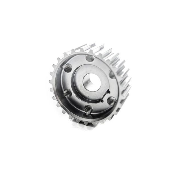 Integrated Engineering Billet FSI Crank Damper Pulley Press Fit Timing Belt Drive Gear for Audi A3 8P / B5 A4 / B7 A4 / MK1 TT / MK2 TT / MK2 TTS & More