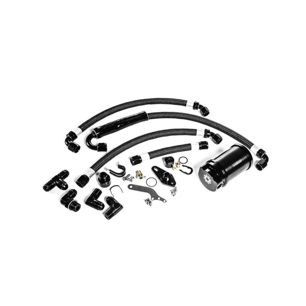 Integrated Engineering Billet Valve Cover Catch Can Kit for Audi A3 8P / B7 A4 / MK2 TT / MK2 TTS, Volkswagen B6 Passat / MK1 EOS & More