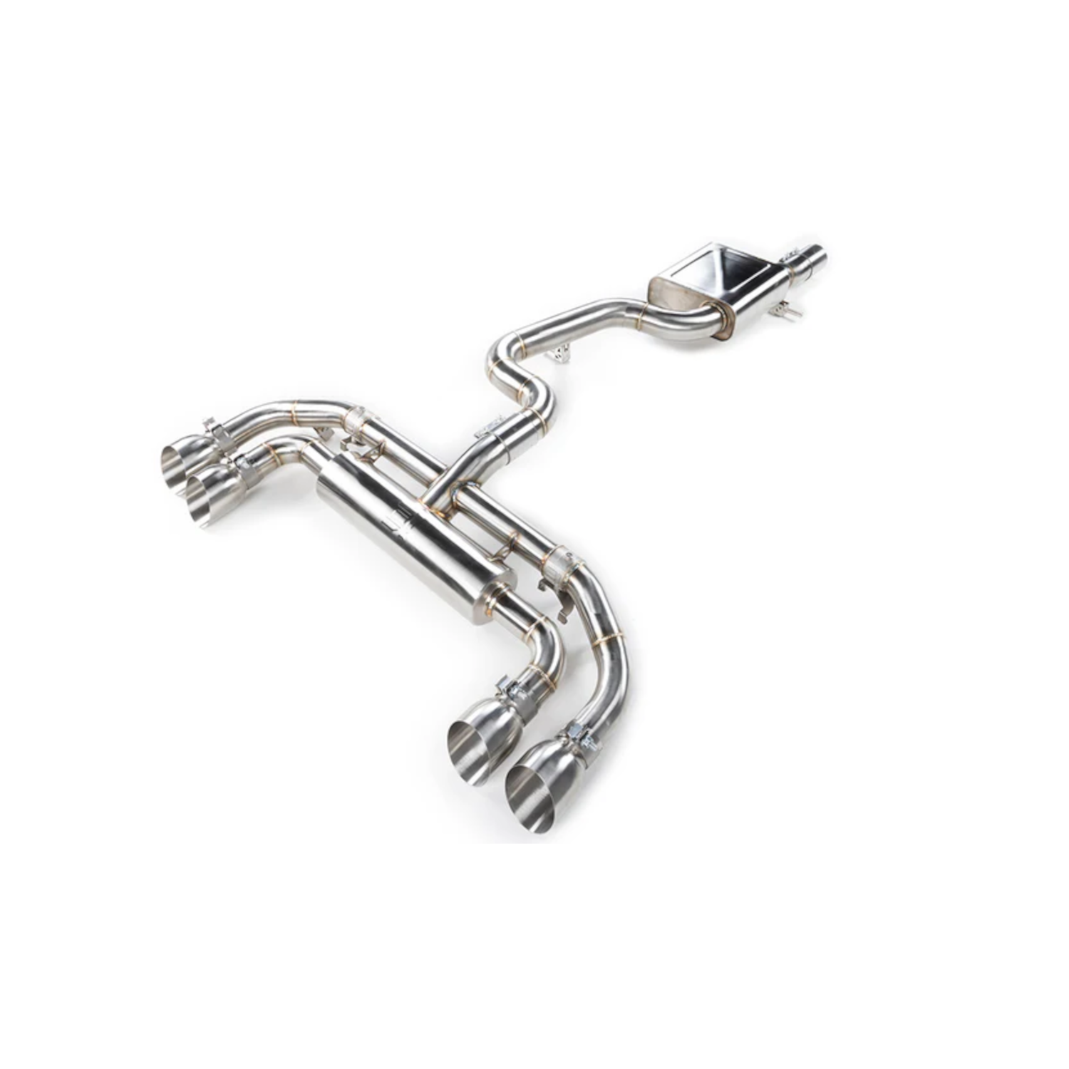 Integrated Engineering Catback Exhaust System — Audi S3, Volkswagen Golf R (8V/MK7) (2015–2021)