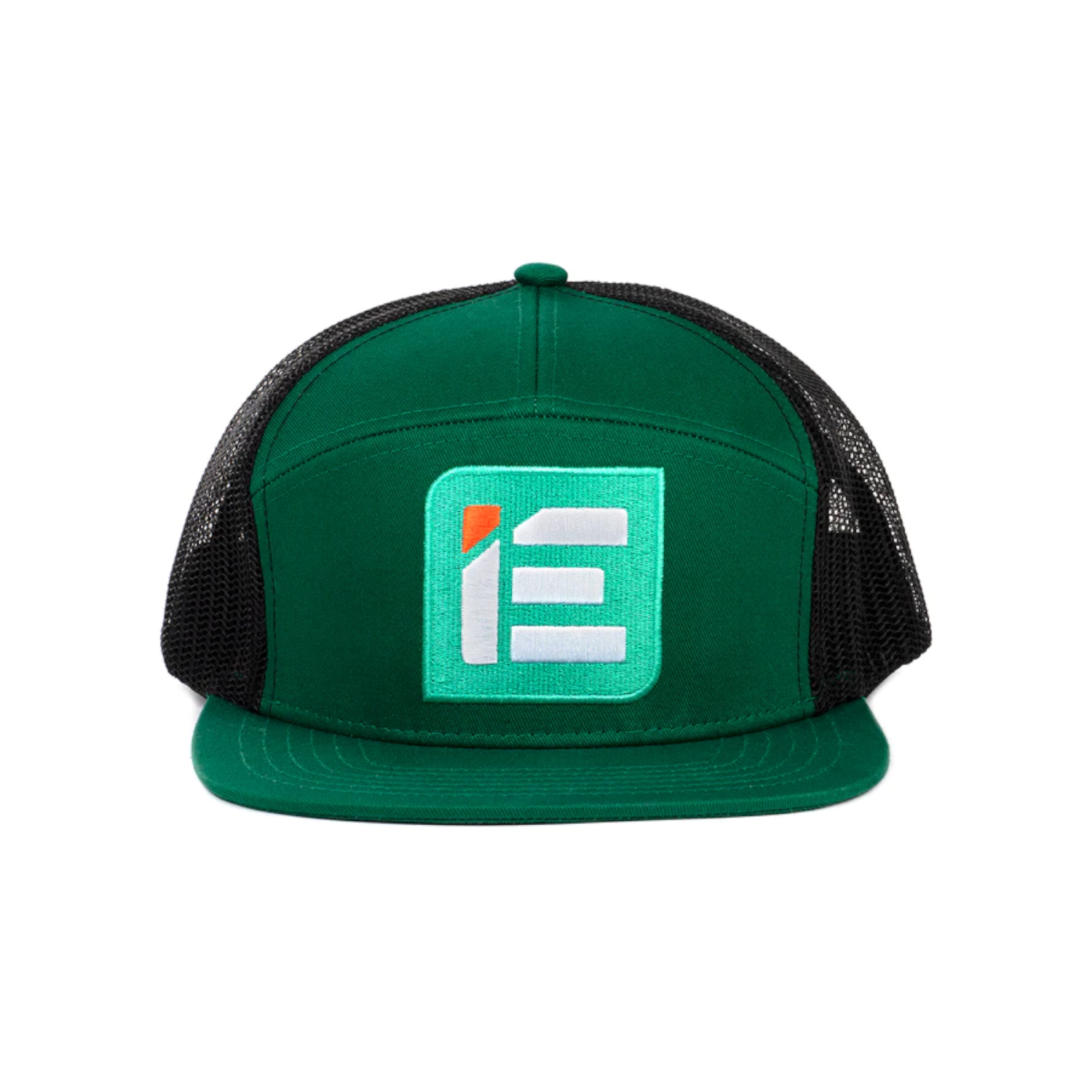 Integrated Engineering Green 7 Panel Snapback Hat