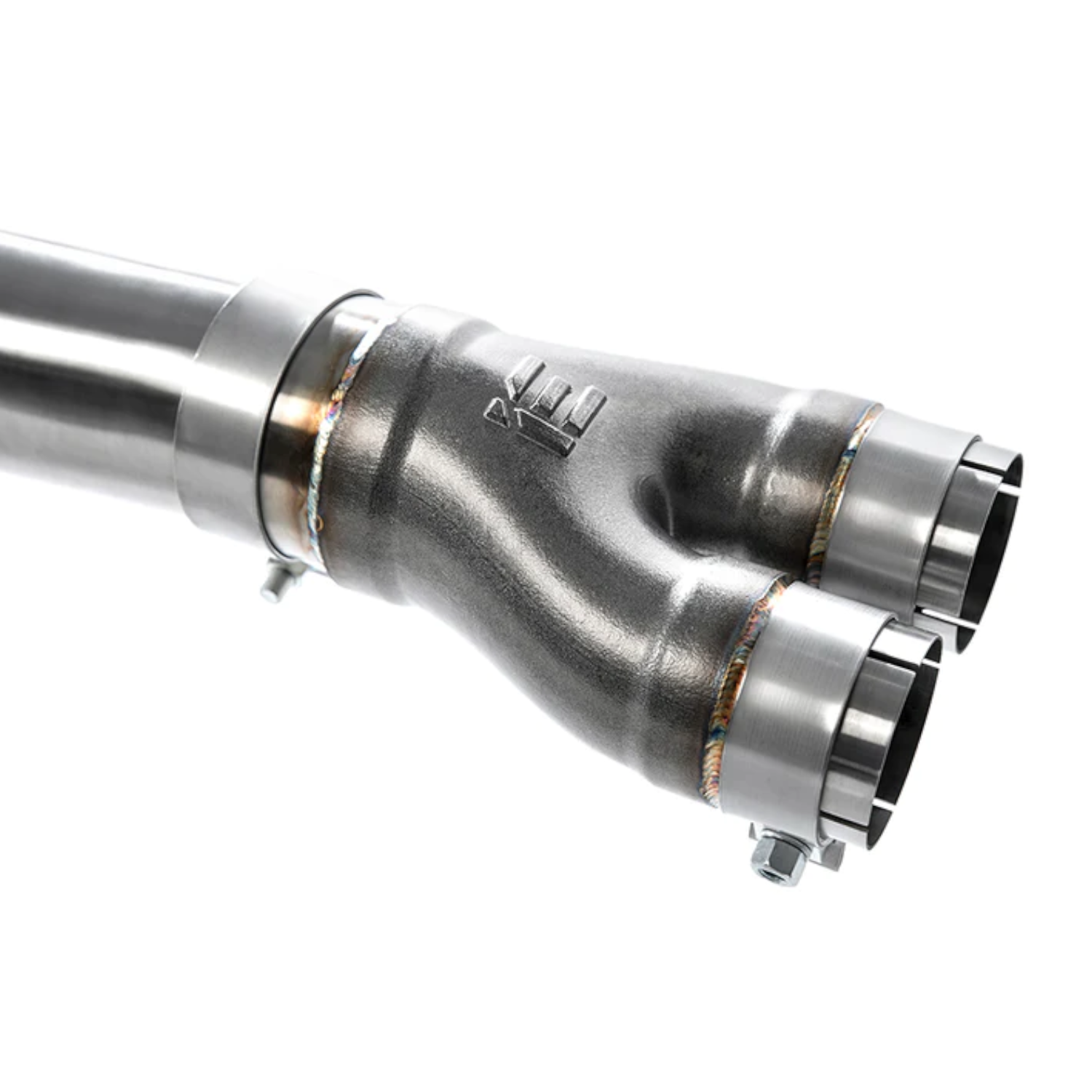Integrated Engineering RS3 Exhaust System to Stock Downpipe Y-Pipe Adapter for Audi RS3 8V (2015–2020)