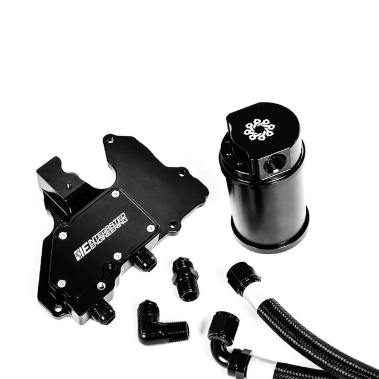 Integrated Engineering Recirculating Catch Can Kit for Volkswagen Golf MK7 / Golf Alltrack MK7 / Golf Sportwagen MK7 / Golf GTI MK7 (2015–2021)