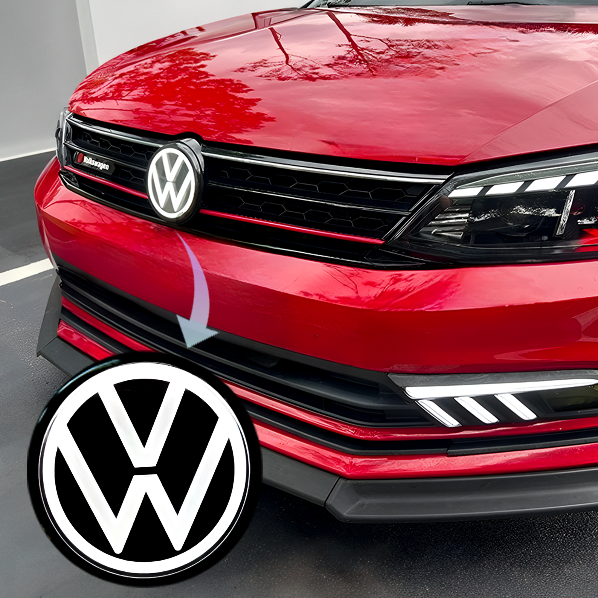 Dynamic LED Emblem for Volkswagen Jetta (2011-2024)