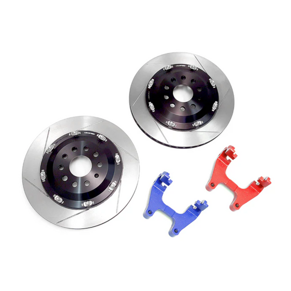NEUSPEED 2-Piece 350mm Rear Brake Rotor Upgrade Kit for Audi A3 8Y / S3 8Y, Volkswagen Golf GTI MK8 / Golf R MK8 (2022–2024)