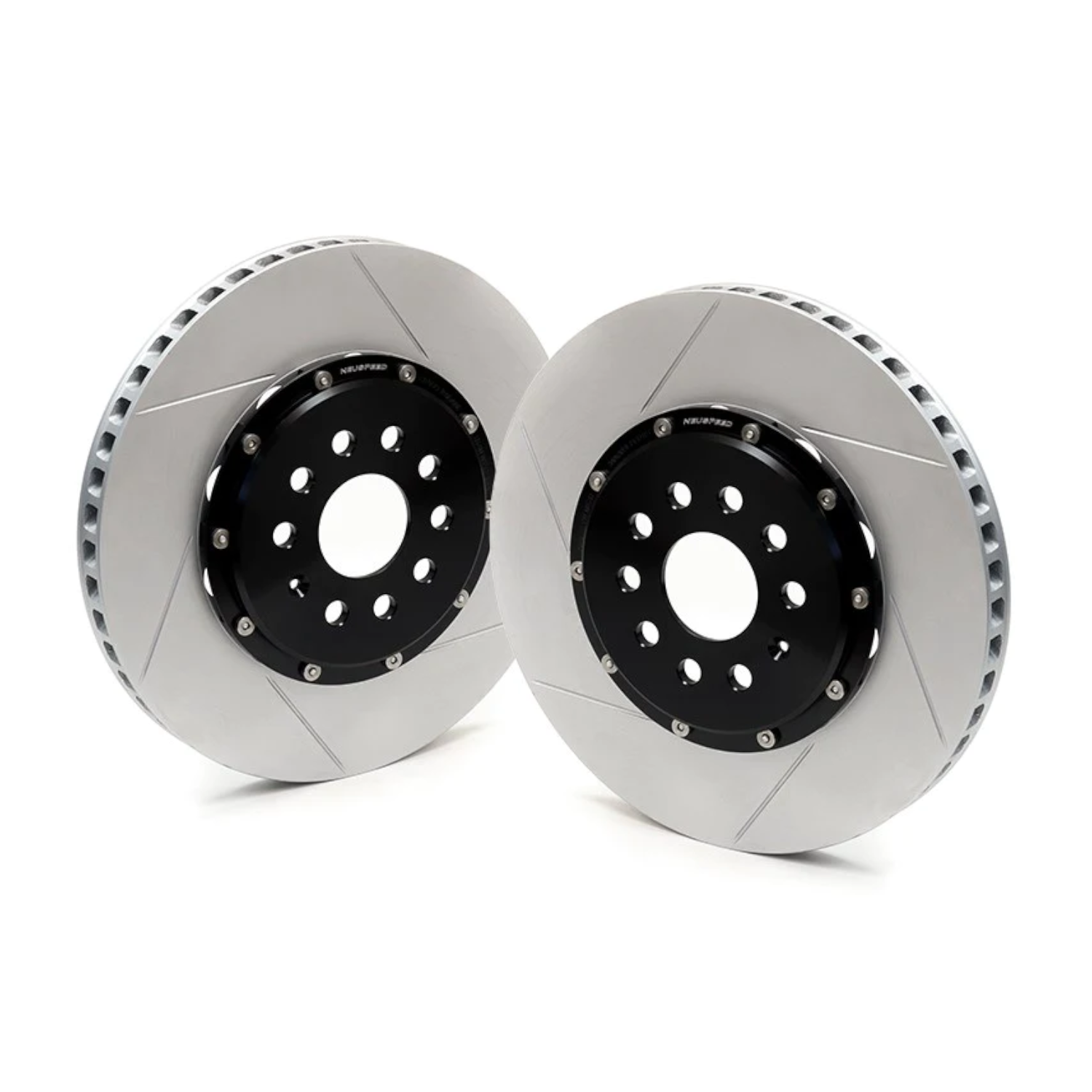 NEUSPEED 2-Piece Front Brake Rotors 345mm for Audi A3 8P / MK2 TTS, Volkswagen B6 Passat / MK1 CC / Golf R32 MK5 / Golf R MK6 (2006–2014)