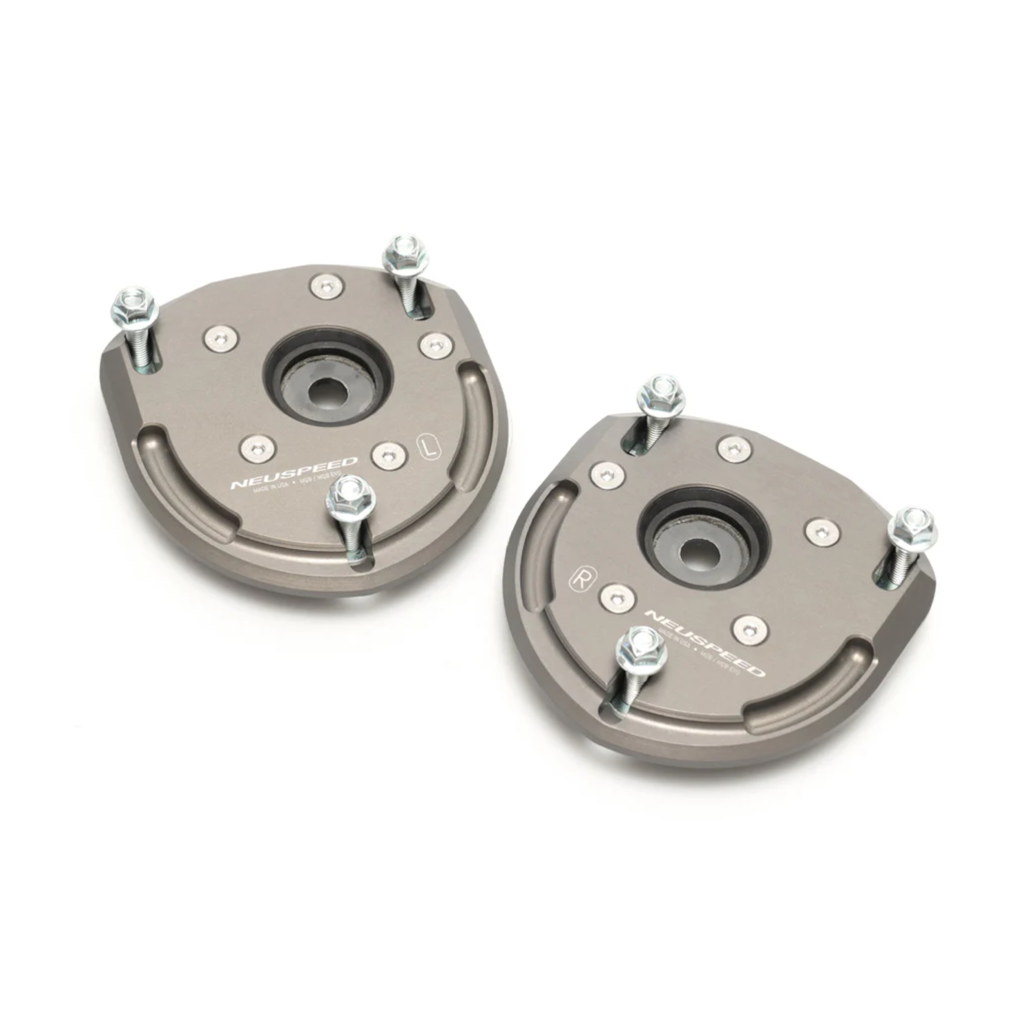 NEUSPEED Billet biAXIS Upper Front Strut Mount — Audi / Volkswagen Multi-Platform Fitment (8V/8Y/MK7) (2015–2024)