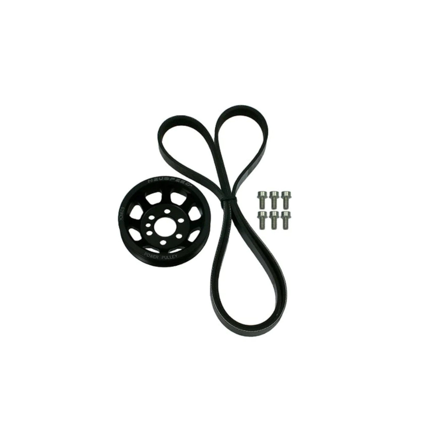NEUSPEED Power Pulley Kit for Audi A3 8P / MK2 TT / MK2 TTS, Volkswagen B6 Passat / MK1 EOS / Golf GTI MK5 & More