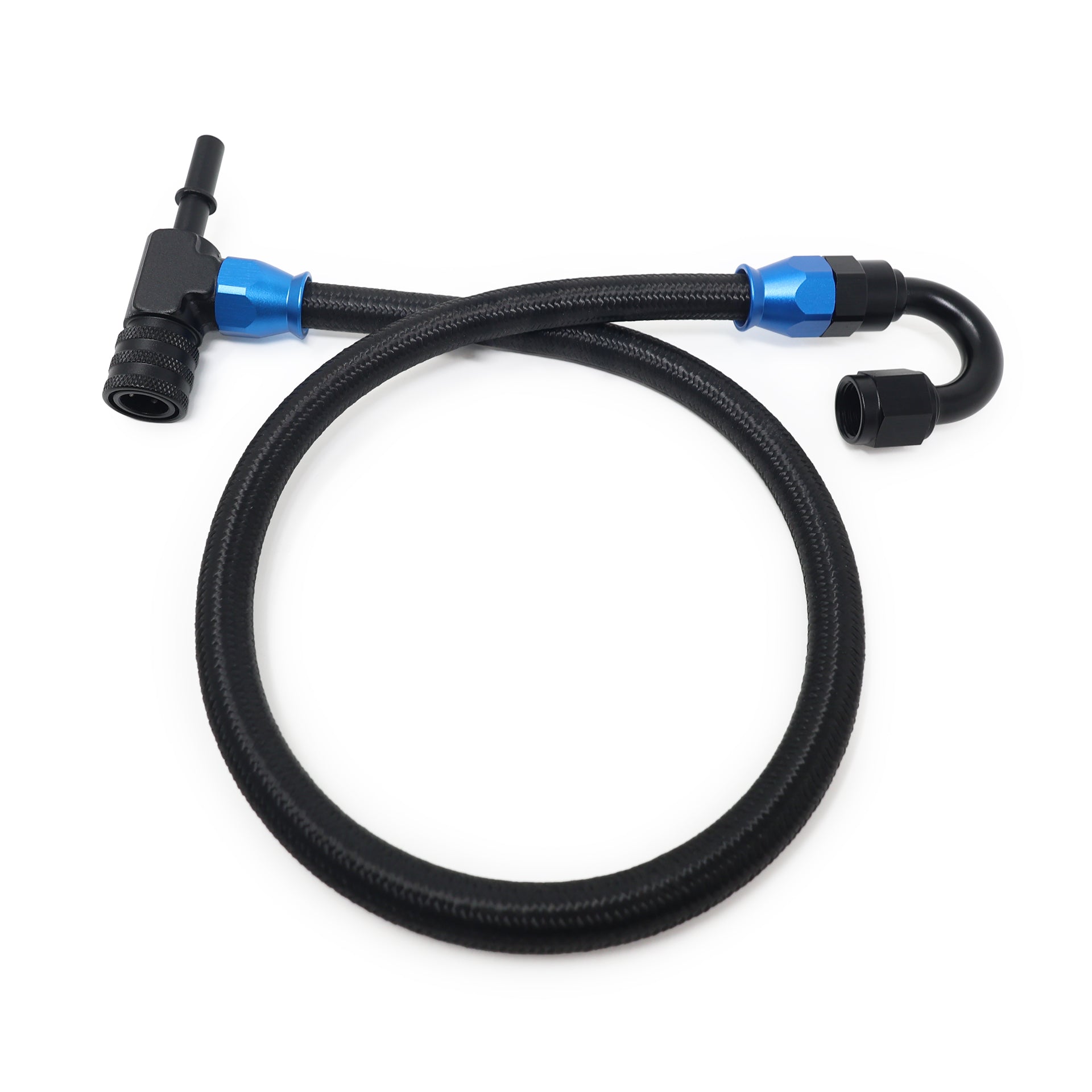 Precision Raceworks Port Injection Fuel Line for S58 Fuel Rail for BMW M3 G80 / M4 G82 / M2 G87 / X3 M F97 / X4 M F98 (2020–2026)