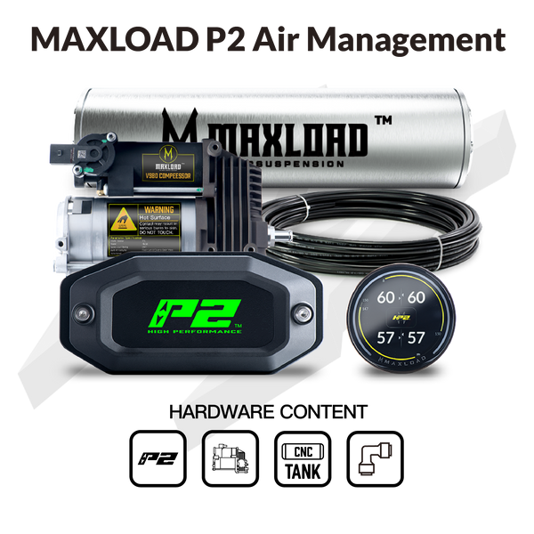 MaxLoad P2 Air Management Kit - Single V980 Compressor & 4 Gallon Tank