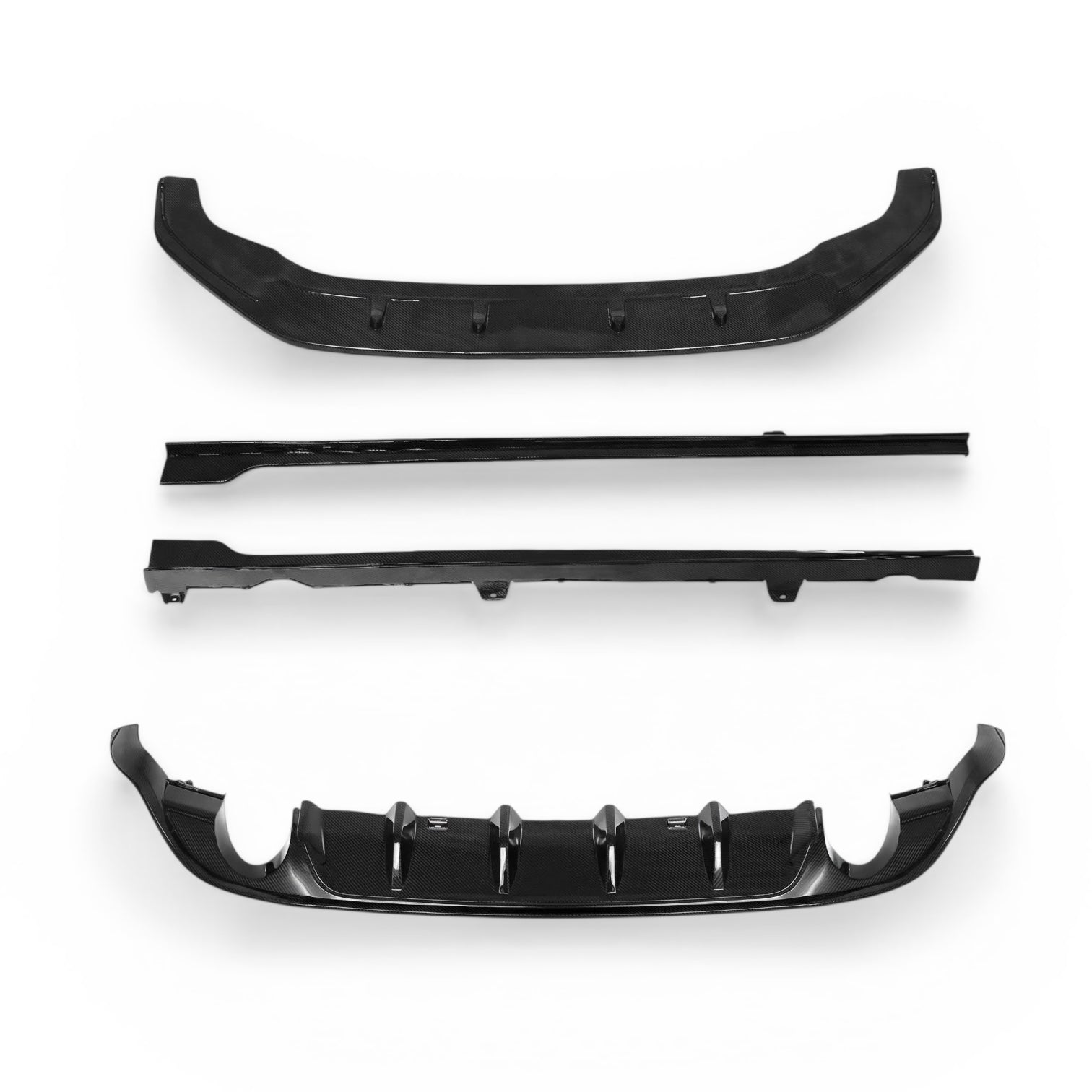 Carbon Fiber Body Kit for VW Golf GTI MK7.5 (2018–2021) – Front Lip, Side Skirts & Rear Diffuser