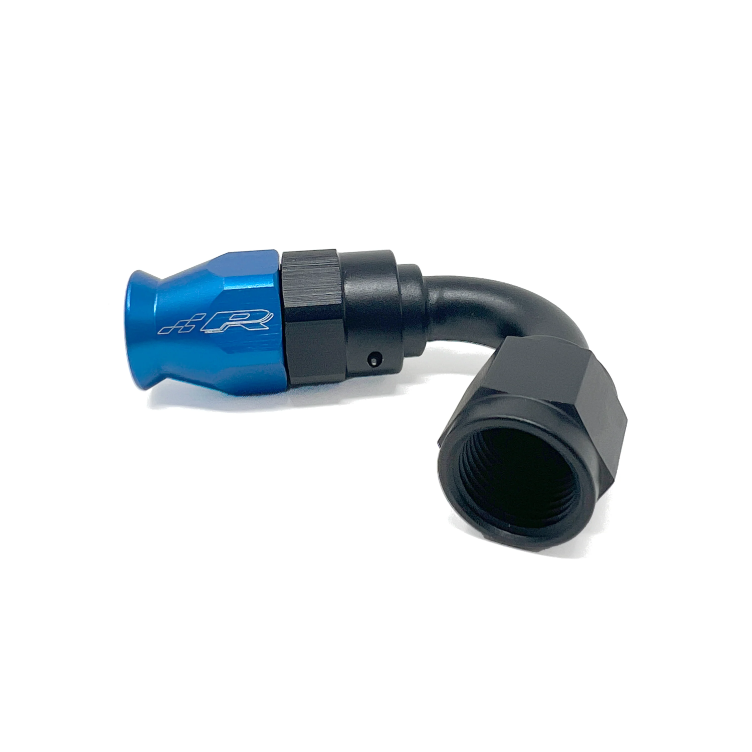 Precision Raceworks 135 Degree PTFE to 6AN Female Flare Fuel Line Fitting — VW / Audi / BMW