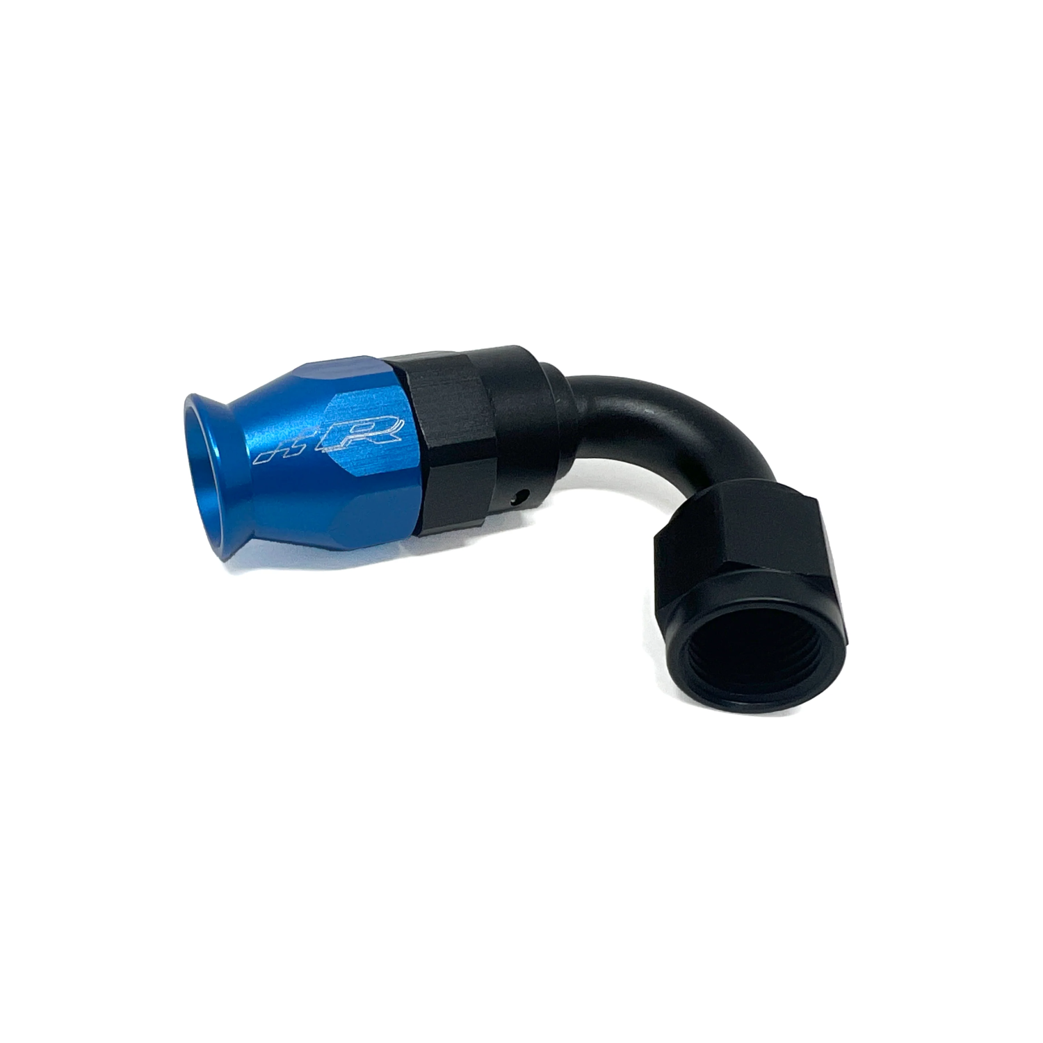 Precision Raceworks 135 Degree PTFE to 6AN Female Flare Fuel Line Fitting — VW / Audi / BMW