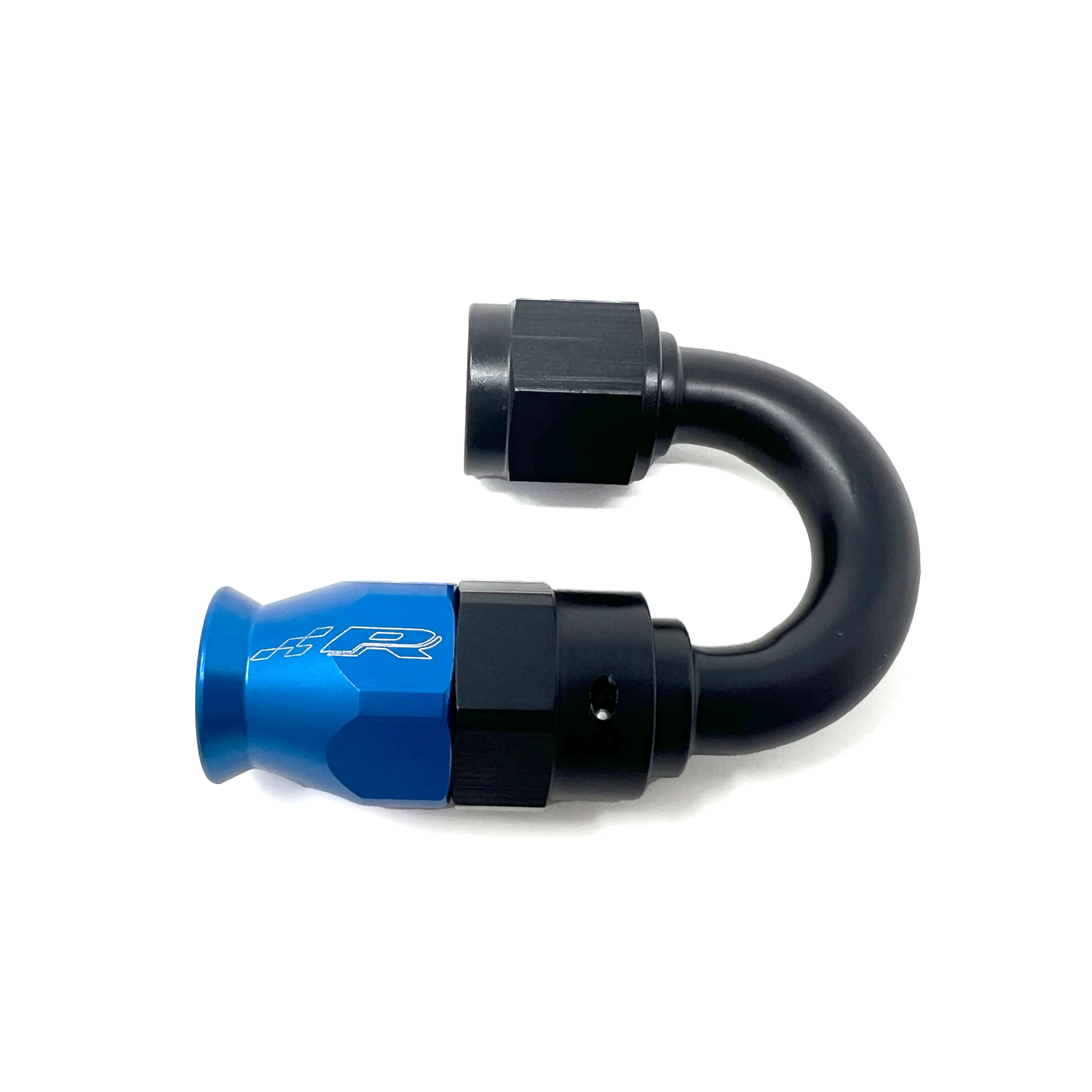 Precision Raceworks 180 Degree PTFE to 6AN Female Flare Fuel Line Fitting — VW / Audi / BMW