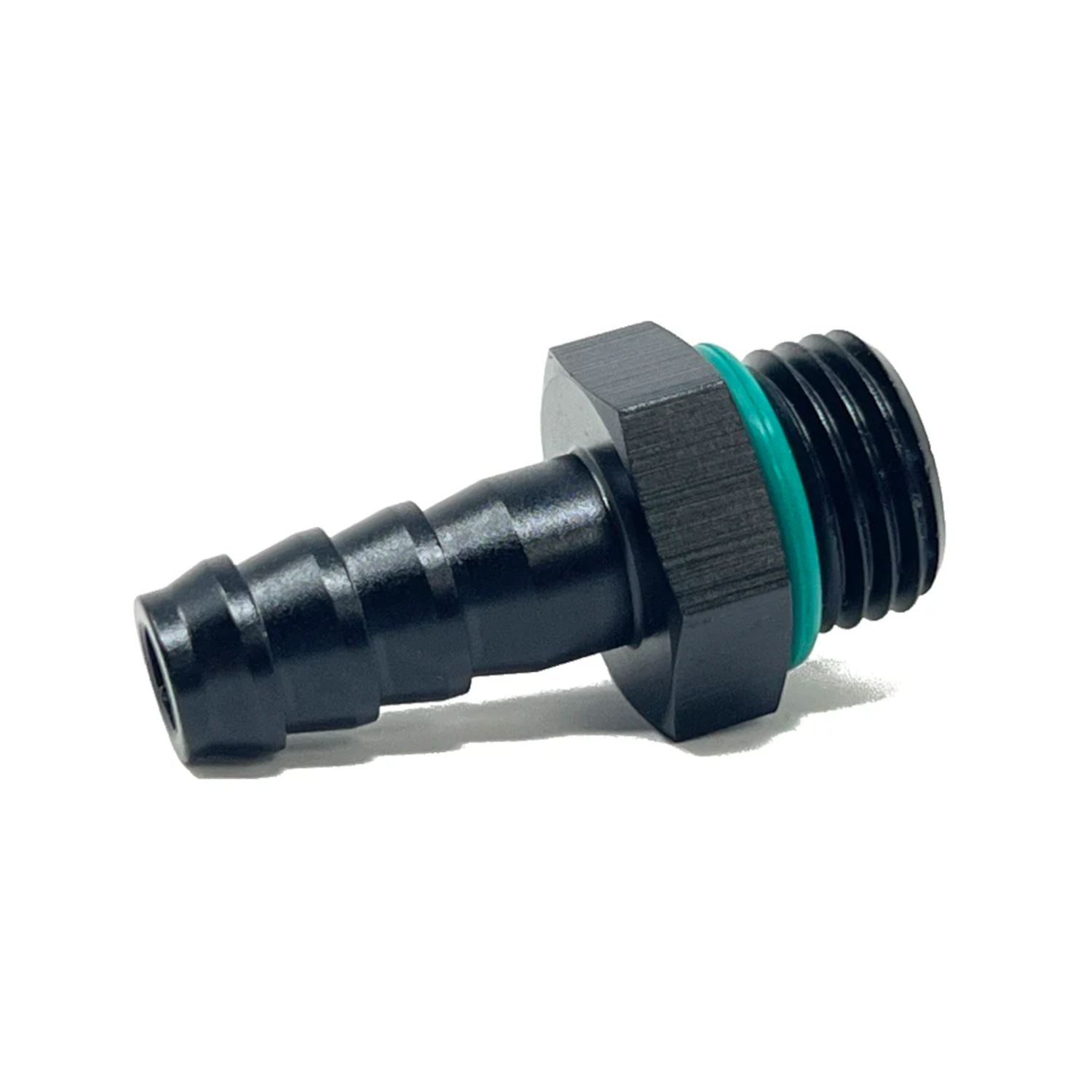 Precision Raceworks 5/16" Hose Bard to 6AN ORB Adapter — VW / Audi / BMW