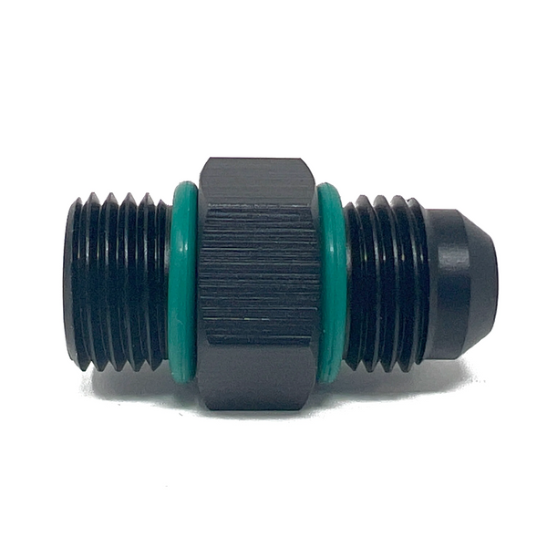 Precision Raceworks 6AN Male ORB to 6AN Male Flare ORB Fuel Line Fitting — VW / Audi / BMW