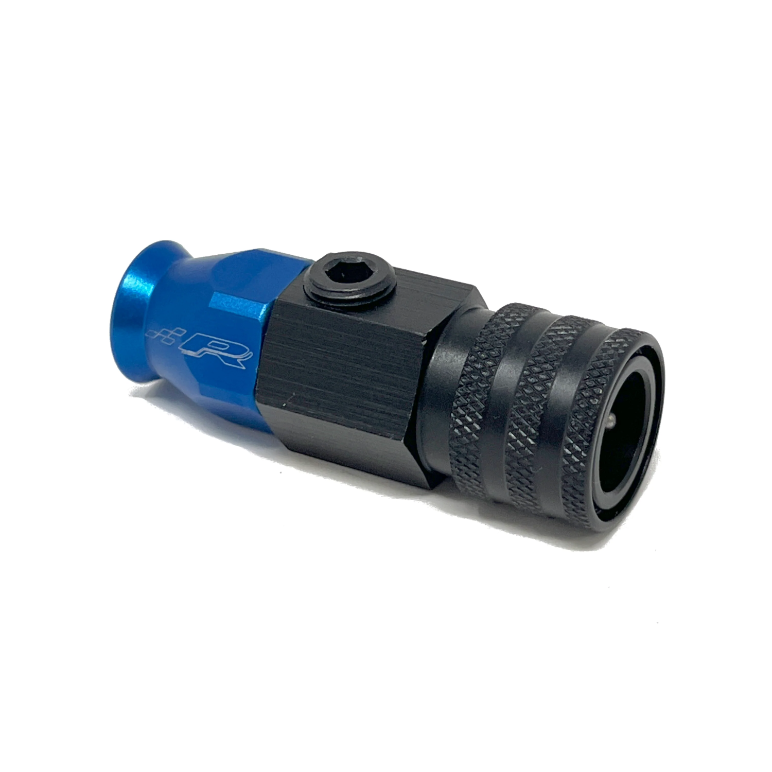 Precision Raceworks 6AN PTFE to 3/8" Female Quick Connect and 1/8" NPT Port Fuel Line Fitting — VW / Audi / BMW
