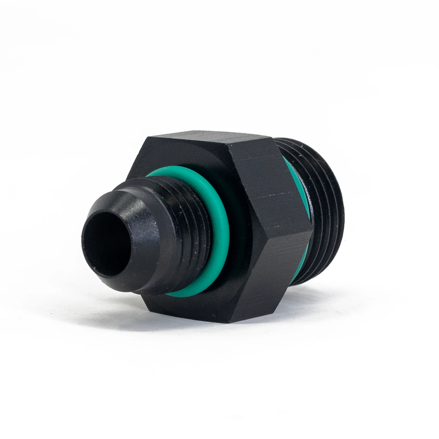 Precision Raceworks 8AN ORB to 6AN Flare Fuel Line Fitting — VW / Audi / BMW