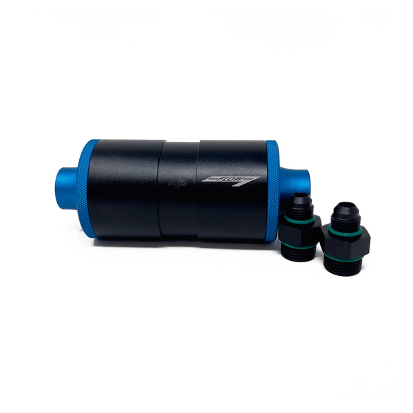 Precision Raceworks 8AN Single In/Out Fuel Filter for VW / Audi / BMW