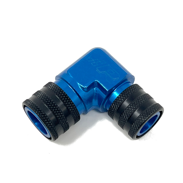 Precision Raceworks 90 Degree 9.89mm to 7.89mm Female Quick Connect Fuel Line Fitting for VW / Audi / BMW