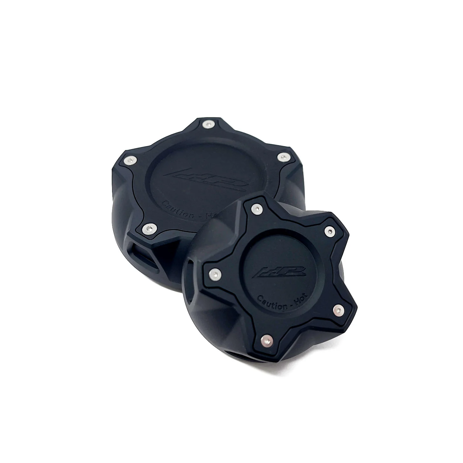 Precision Raceworks Billet Coolant Cap Bundle — BMW
