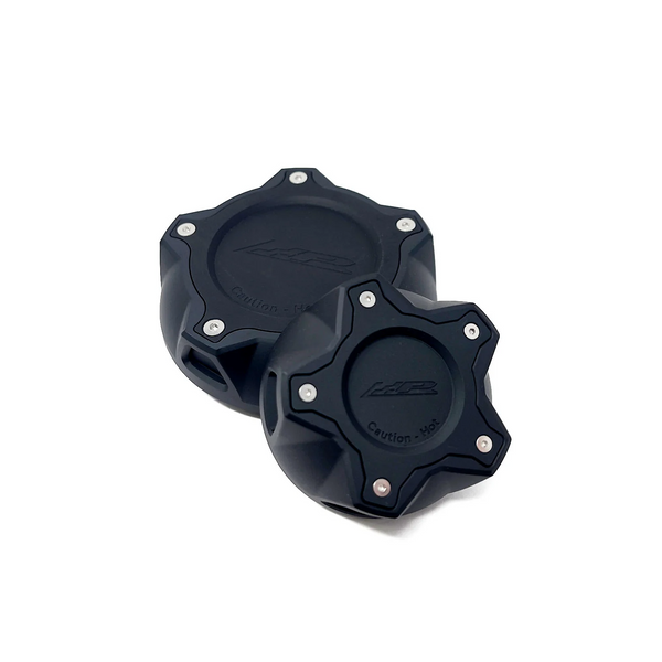 Precision Raceworks Billet Coolant Cap Bundle — BMW