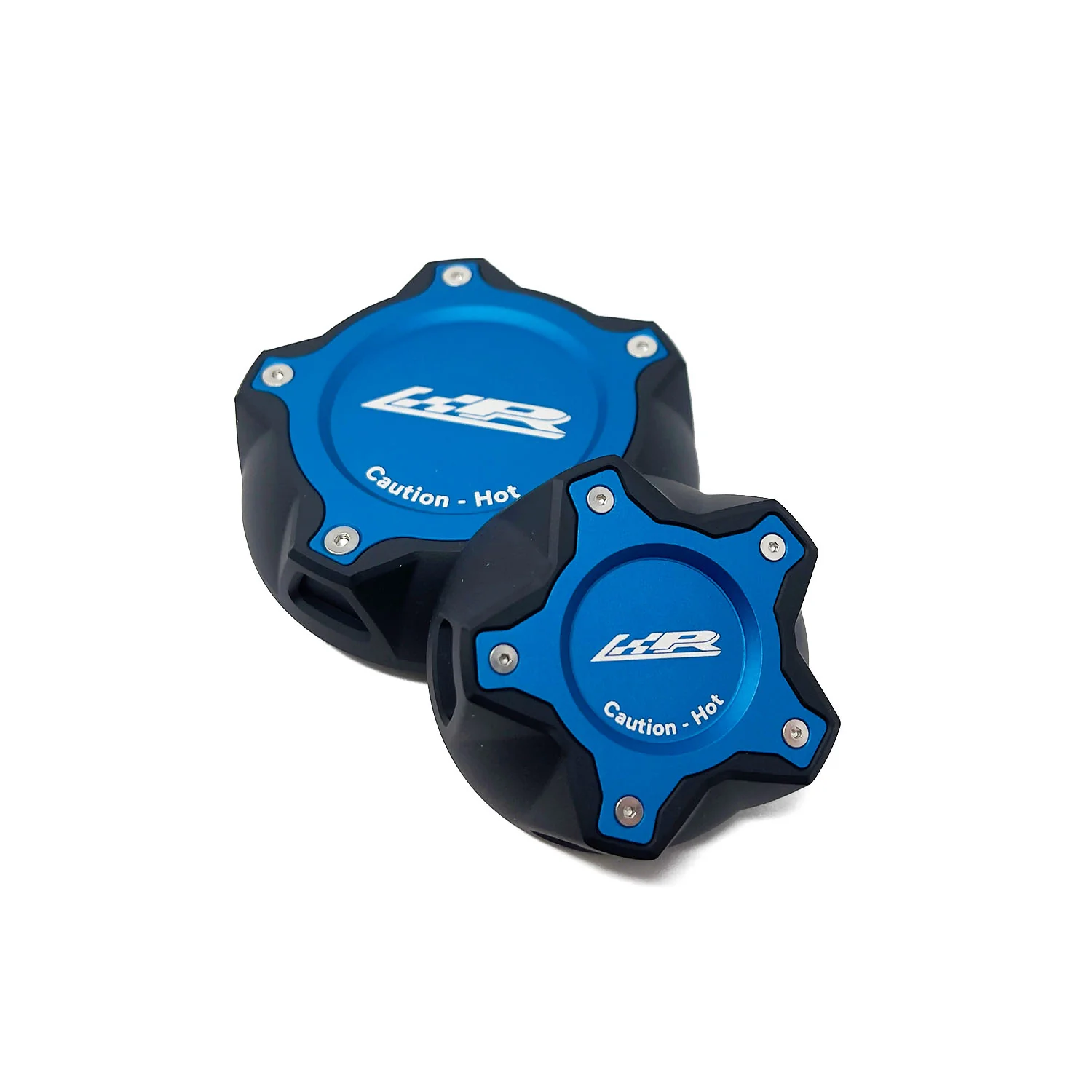 Precision Raceworks Billet Coolant Cap Bundle — BMW