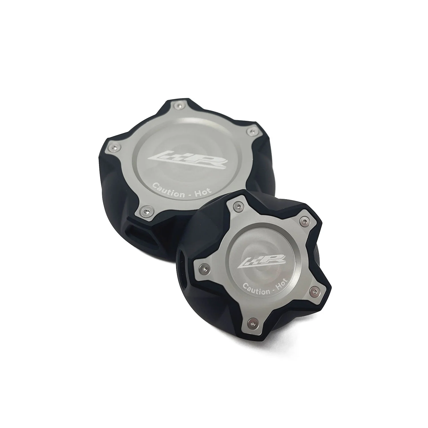 Precision Raceworks Billet Coolant Cap Bundle — BMW