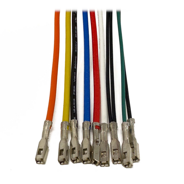 Precision Raceworks Terminal Wires for 90 Degree 6-Pin Bulkhead — BMW