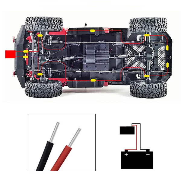 RGB Neon LED Rock Lights - Chassis Underglow Kit