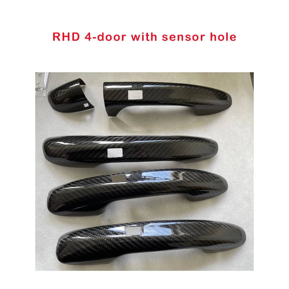 Real Carbon Fiber Door Handle Covers for Mercedes-Benz