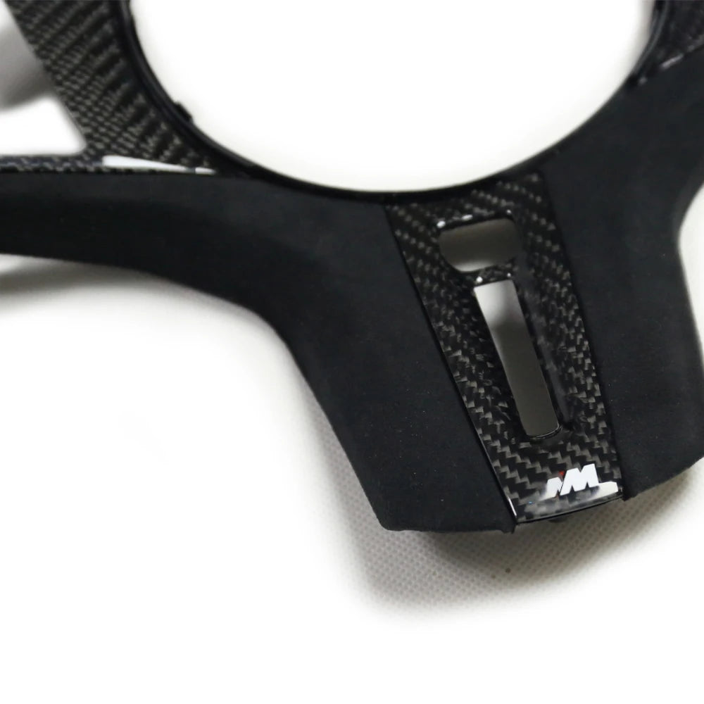 Carbon Fiber Steering Wheel Trim for BMW X3M F97 / X4M F98 / X5M F95 / X6M F96 (2020-2023)