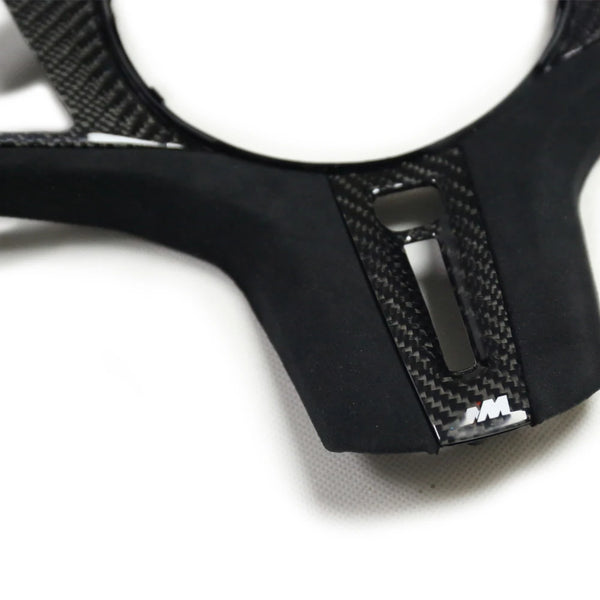 Carbon Fiber Steering Wheel Trim for BMW X3M F97 / X4M F98 / X5M F95 / X6M F96 (2020-2023)