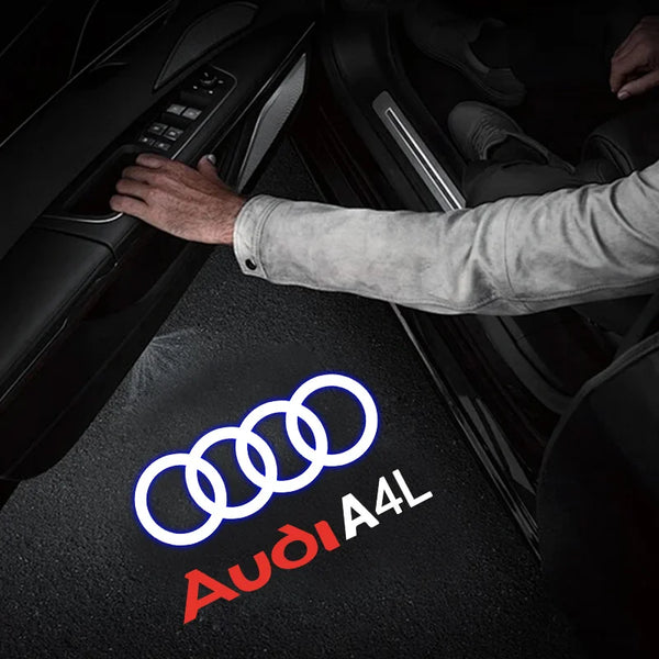 Audi LED Logo Projector Door Welcome Lights - 2 or 4 Pack