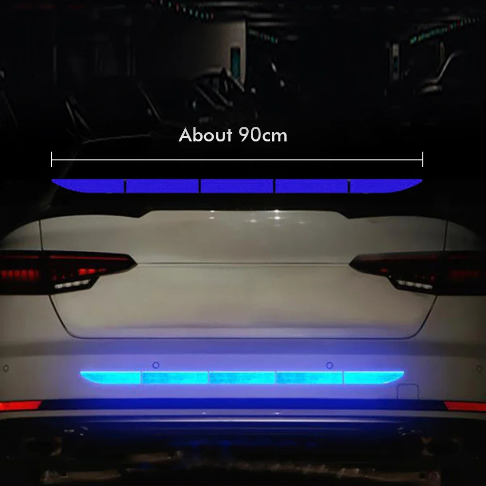 Reflective Car Safety Sticker - Trunk Warning Strip