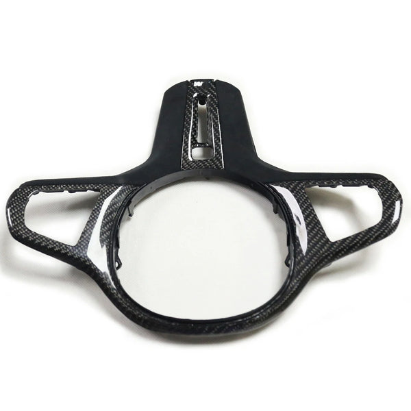 Carbon Fiber Steering Wheel Trim for BMW X3M F97 / X4M F98 / X5M F95 / X6M F96 (2020-2023)