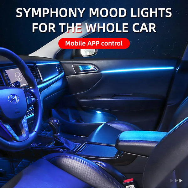 18-in-1 RGB Ambient Light Kit - 64 Color Interior Lighting