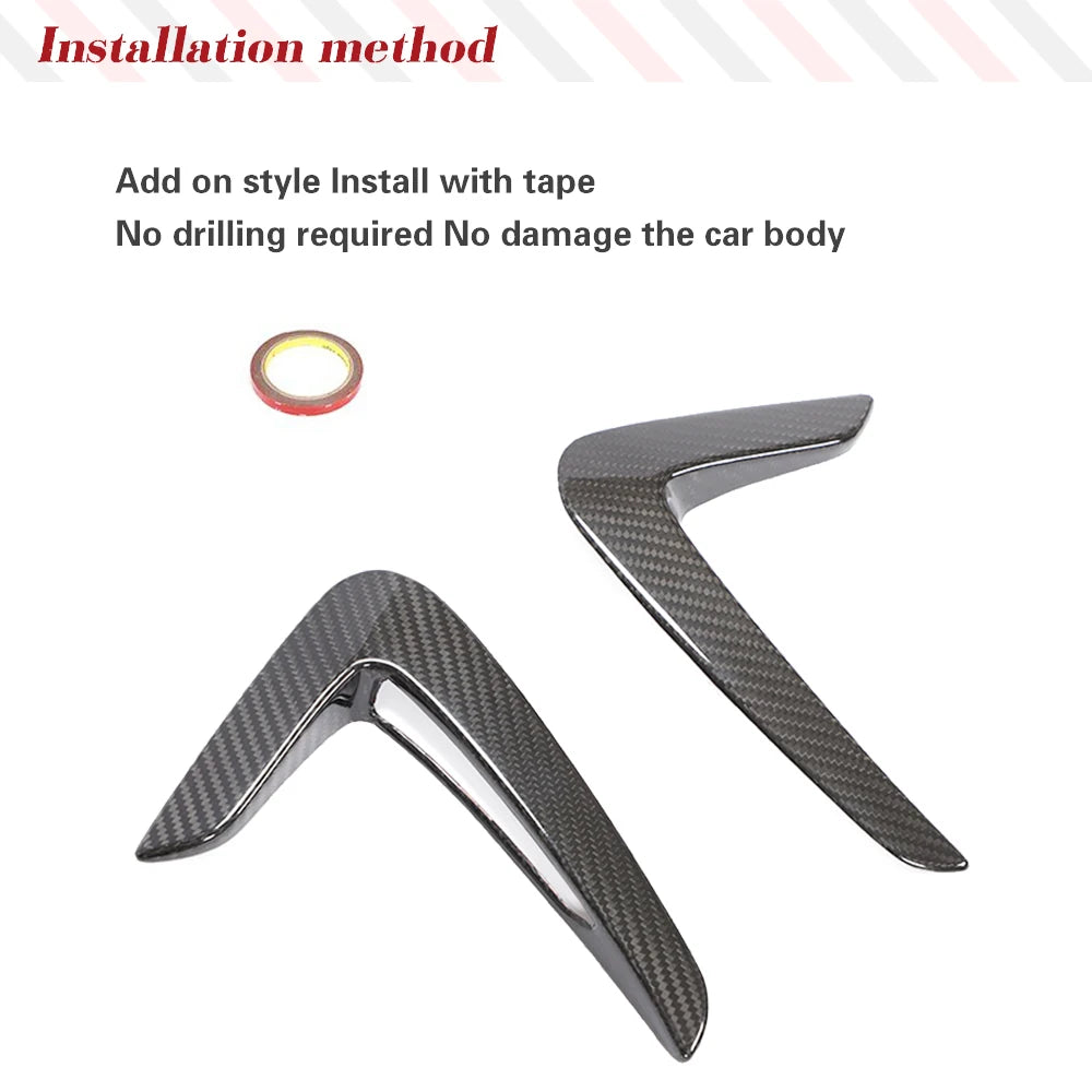 Dry Carbon Side Fender Air Intake Cover Trim for BMW 4 Series F32/F33/F36 (2014-2019)