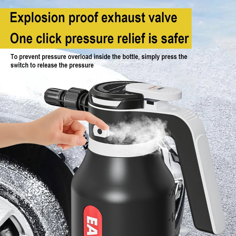 Car Electric Foam Sprayer - Wireless Foam Cannon