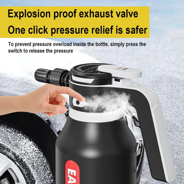 Car Electric Foam Sprayer - Wireless Foam Cannon