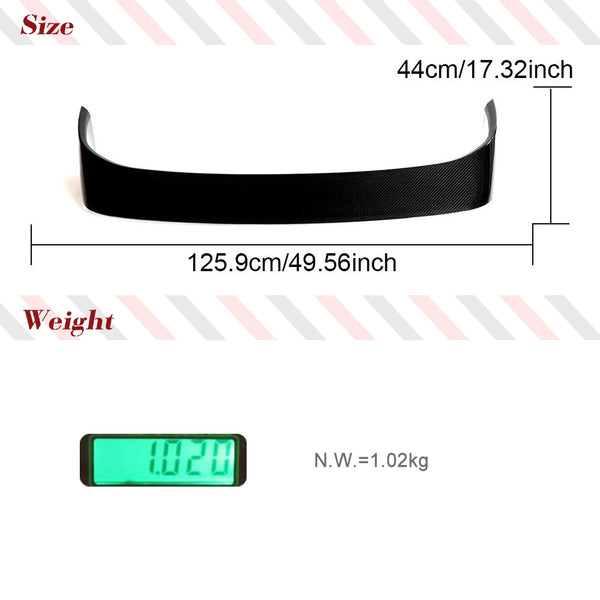 MP Style Dry Carbon Fiber Rear Trunk Spoiler Wing for BMW 2 Series G42 / M2 G87 Coupe (2020-2022)
