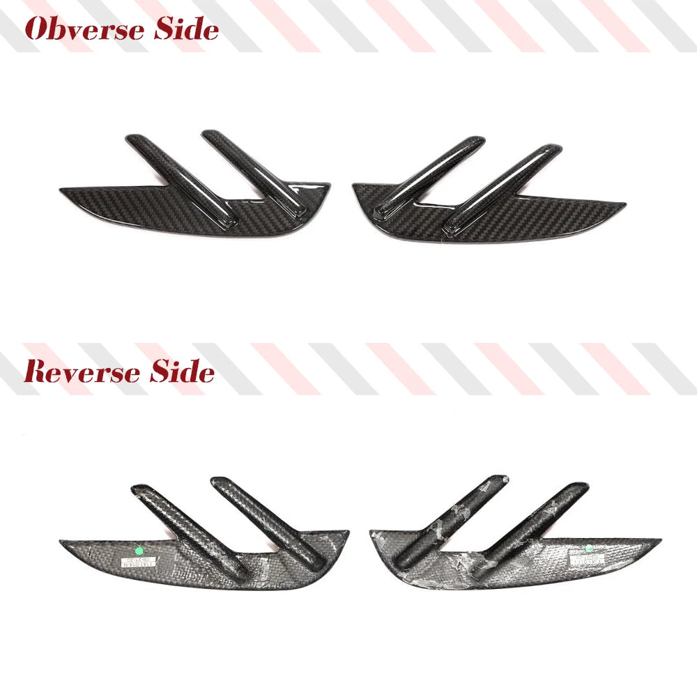 Dry Carbon Fiber Front Fender Air Vent Cover Trims for BMW M4 G82 / M4 G83 (2020-2023)