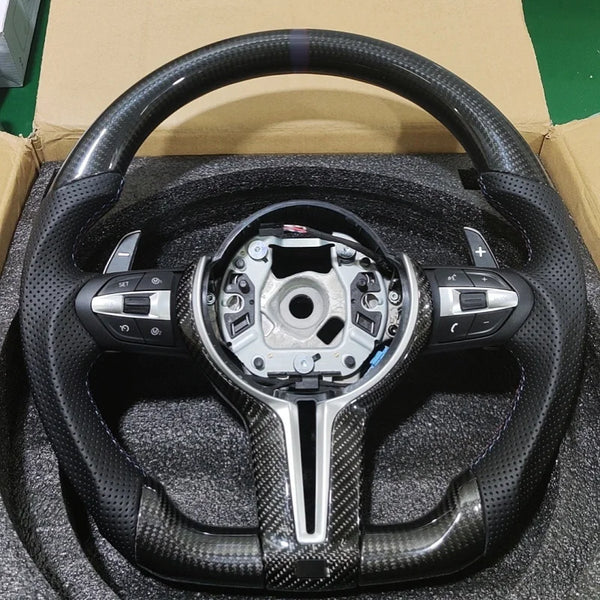 Carbon Fiber Steering Wheel for BMW M3 / M5 / M6 F-Series & E-Series (Various Models)