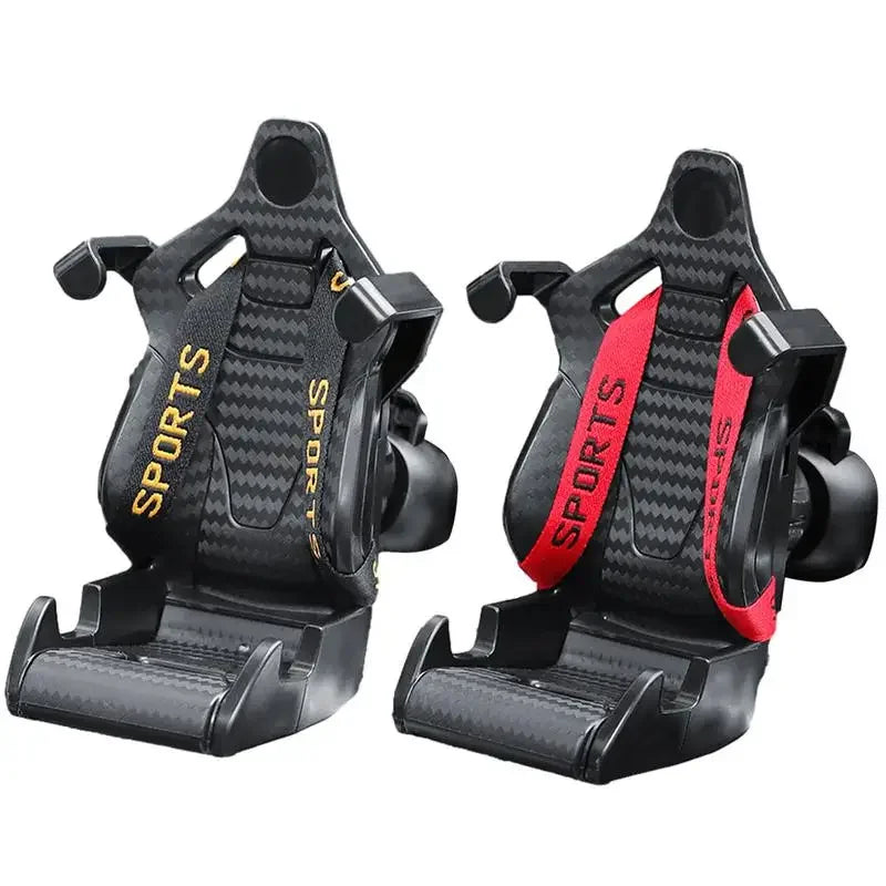 Racing Seat Car Phone Holder - 360° Rotatable Air Vent Mount