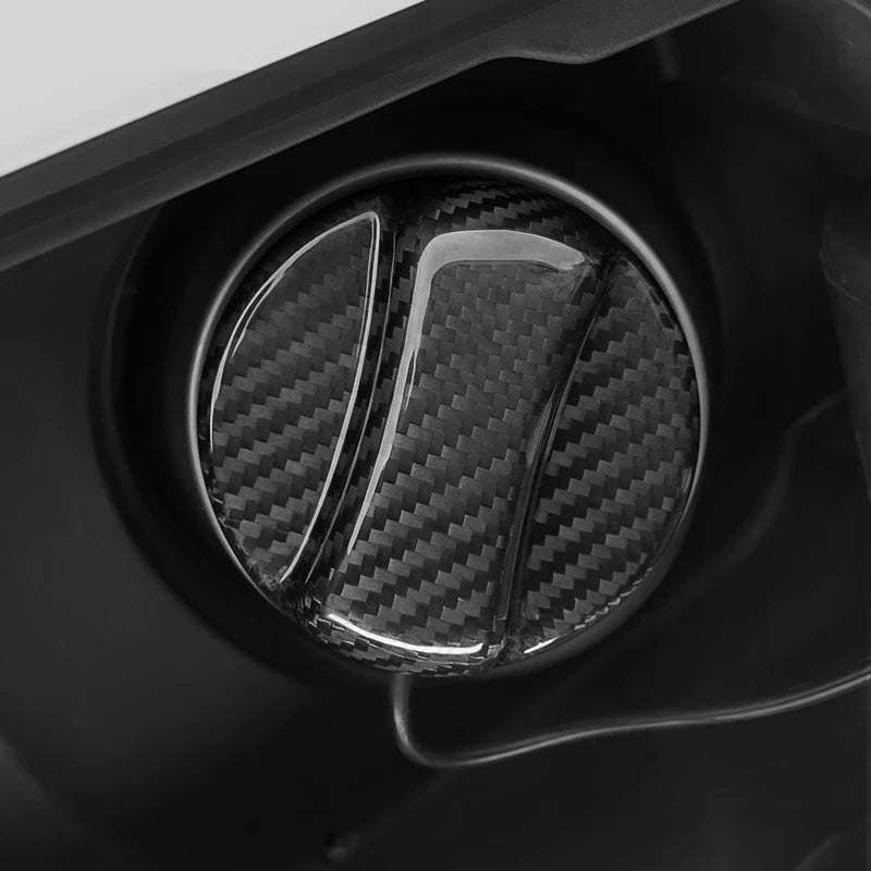 Carbon Fiber Fuel Cap Cover for Volkswagen Golf MK7 MK7.5 MK8, Sagitar, Magotan