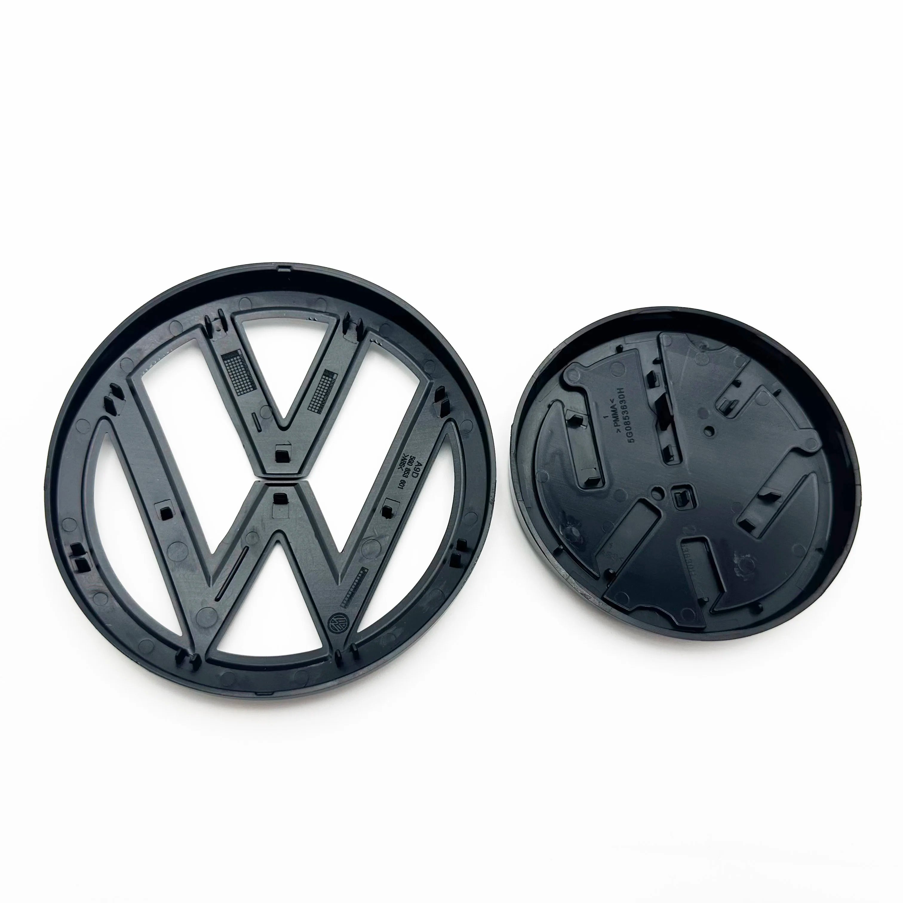 Gloss Black Emblem Set for Volkswagen Golf MK7 (Front & Rear)